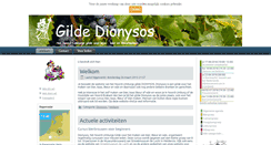 Desktop Screenshot of gildedionysos.nl