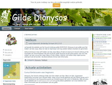 Tablet Screenshot of gildedionysos.nl